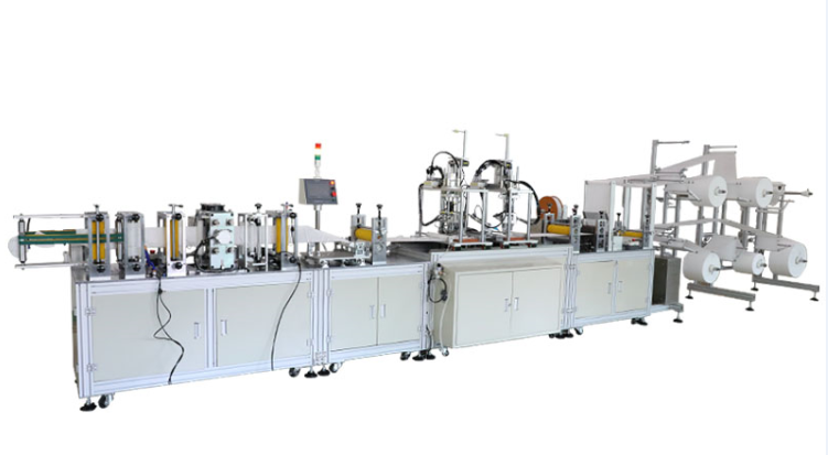 全自動KN95套頭式口罩機(jī)整機(jī)圖